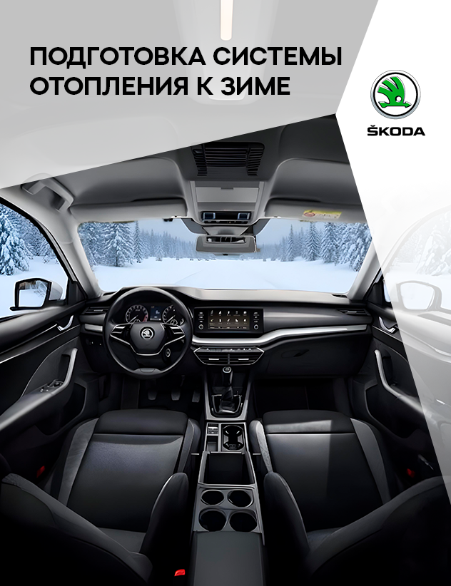Акция на комплексное ТО системы отопления и кондиционирования Skoda за 4960р.